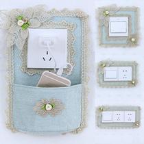 Switch Sticker Nordic Style 3d Single Double Socket Switch Protective Sleeve Stickup Living-room Bedroom Switch Rim Decorative Sticker