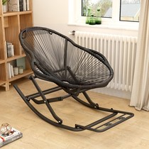 Color rocking chair adult chair recliner folding rocking chair balcony leisure nap chair home lazy chair