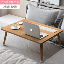 Floating window table folding tatami low table bed folding Kang table small dining table coffee table Short foot square table bed Kang table