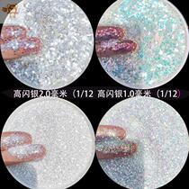 Decorative Christmas glitter Golden Onion powder gold flakes silver paint f diatom mud seam gold powder silver powder