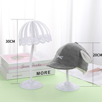 Childrens cap rack cap holder baby flower cap holder baby shop hat stand display stand plastic three-dimensional cap TOW storage rack