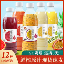 Kumquat Lemon Juice Passion Fruit Puree Juice Concentrate Milk Tea Shop special Bayberry grape juice Lemonade Commercial