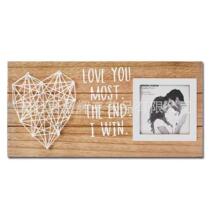 密度板喷漆树皮纹理摆件木质工艺品相框绕线画挂件礼品