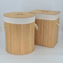 Dirty clothes basket bamboo woven large dirty clothes basket clothing toy storage basket storage barrel cloth folding box