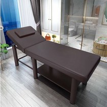 Beauty bed Special offer for beauty salon folding massage bed Tuina bed Household moxibustion physiotherapy bed Meijie pattern embroidery bed