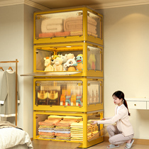 Installation of plastic household cabinet drawer toy baby closet clothes simple storage cabinet