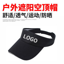 Student safety small yellow hat custom-made children's hat empty top sun hat custom-made baseball cap summer printing