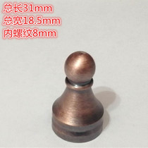 Copper door hinge accessories cap nut screw lead copper door hinge bolt shaft bearing door accessories