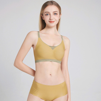 Pregnant womens underwear womens comfortable gathering anti-sagging pregnancy and lactation special size thin seamless breastfeeding bra