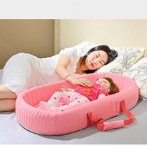 Baby basket out portable car bed newborn baby car safety can lie flat baby basket portable