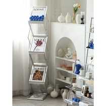 Medieval magazine rack display rack storage foldable bookshelf studio shooting base display Net red ins photo