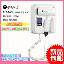 Olette hotel wall-mounted hair dryer Hotel special bathroom hair dryer free hole hair dryer Household type