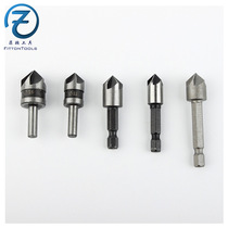 82-degree five-edged chamfered joinery open pore quick guide chamfering knife sink head drilling wood centering countersunk drill suit