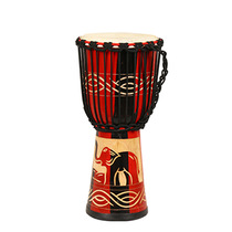 African drum 8 inch Big 10 inch tambourine Lijiang childrens beginner kindergarten Indonesian factory Source
