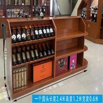 Red wine Nakajima cabinet Liquor shelf Nakajima display stand Non-staple food display cabinet Winery wine cabinet display rack