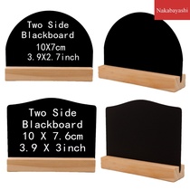 Christmas decoration small blackboard decoration home party hotel bar writing board double-sided blackboard message crafts