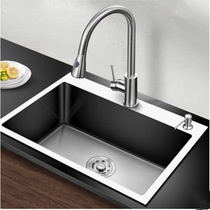 Factory with drain basket stainless steel sink steel basin washing basin single sink sink