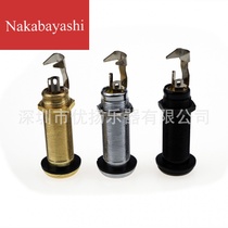 Guitar socket jack In-line electric bass socket Tube closed long socket jack Audio output interface