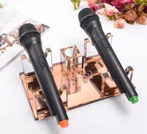 Crystal microphone holder KTV hotel supplies wireless wired microphone holder microphone holder microphone holder desktop BBS