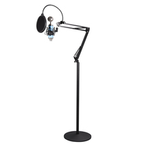 Disc floor-standing integrated microphone microphone stand with universal cantilever Microphone Condenser microphone stand