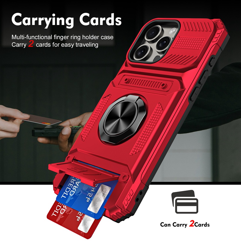 内置卡包智能机壳适合苹果16plus/17 Promax吗？有什么处些隐藏卡槽设计特色？