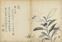 Qing Yun Shouping ink book 10 electronic pictures decoration spray identification copy Chinese painting material