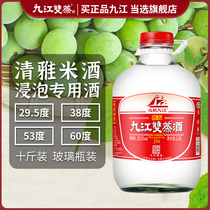 Jiujiang double steamed soaked wine 5 1L Guangdong rice wine White wine Plum wine Fruit wine self-brewed grain wine 10 kg