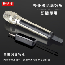Arnado wireless microphone Home Professional ktv singing one drag two U section ten thousand outdoor audio can live broadcast microphone