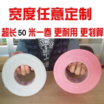 Red adhesive tape red strong carpet special tape carpet tape tear off no trace strong viscosity decoration