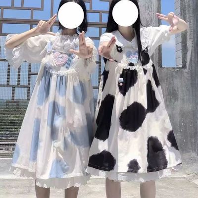 taobao agent Summer Japanese cute soft suspenders, dress, suitable for teen, Lolita style