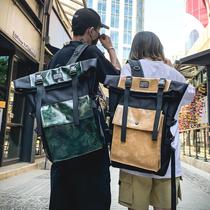 American small MK school bag mens and womens bags campus college student backpack High school forest department large capacity Korean wild backpack