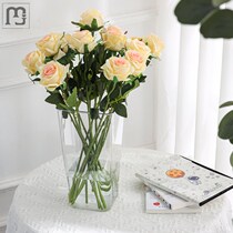 Transparent acrylic Acrylic Woke Flower Barrel Home Flower Shop Special Deep Water Large Flower Barrel Flowers Barrel Plastic Flower Arrangement Barrel Method Style