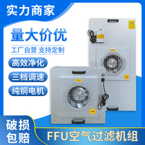 Industrial 100 level ffu air purifier efficient filter dust-free workshop blower filter clean shed laminar flow hood