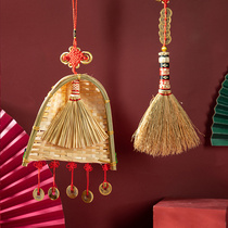 The relocation of the happy new home into the house the new house the new home decoration the decoration ceremony supplies the door