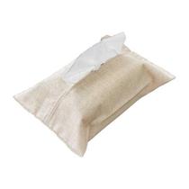 Cotton and linen table tissue cover Tissue bag Paper suction bag Fabric car suction bag Tissue box Paper box Tissue bag