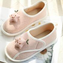 Moon Sub Shoes Summer Thin bag heel Breathable October Home Cute August Pregnant Woman Shoes Woman Spring Autumn Non-slip Postnatal September