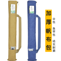 Canvas fishing bag fishing bag Sea Pole bag fishing umbrella bag portable multi-function large capacity Special Price