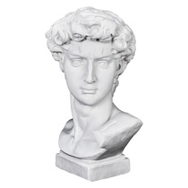 David plaster like 67CM large number sketch sculpture school static equipment write birth model chest like a European-style decorative pendulum piece plaster like a fine art teaching aid plaster bust