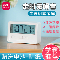 Power electronic alarm clock student 2021 new intelligent wake-up artifact multi-function luminous clock for children