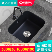 Deepen ceramic washbasin laundry basin balcony kitchen basin wash basin super deep washbasin black toilet