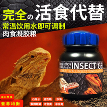 Knoyin gecko mane lion lizard food palatable nutrition blue tongue feed reptile meat gel fruit puree insect pie