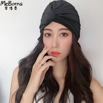 Swimming cap for womens long hair special face small fashion ear protection elastic oversize comfortable headgear large swimming cap large swimming cap