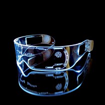 Led future glasses trampoline tech Cool Shake the same Colorful Light Science Fiction Bar Atmosphere Props electric syllables