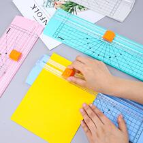 Small paper cutter simple paper cutter a4 photo manual paper cutter tool cutting machine multifunctional Photo Cutter cutter desktop mini guillotine fillet cutter household card knife tool