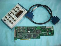 Second hand 9 percent of new US NIs PCI-6111 data acquisition DAQ card matching junction box and line