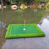 Water golf putter practice mat Outdoor leisure and entertainment Golf percussion mat Floating fruit ridge mat