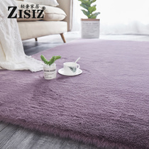 ins Nordic imitation rabbit plush carpet living room tea table mat room bedroom full of lovely thickened bedside blanket