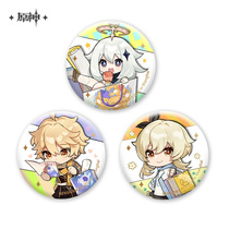 (Original God) carnival gathering series Q version of badges small card hanging note book peripheral Genshin
