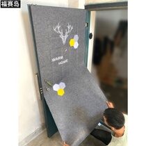 Security door soundproof felt door sticker door sticker self-adhesive decoration entry door change color old room door renovated Nordic creative stickers