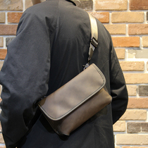Large mans single shoulder bag male skinny bag trend fashion boy personality bag bag bag bag